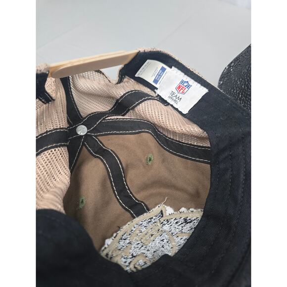 Carolina Panthers NFL‎ Team Apparel Camo Trucker Hat Snapback Adjustable - Picture 15 of 16